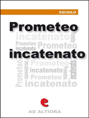 cover image of Prometeo Incatenato